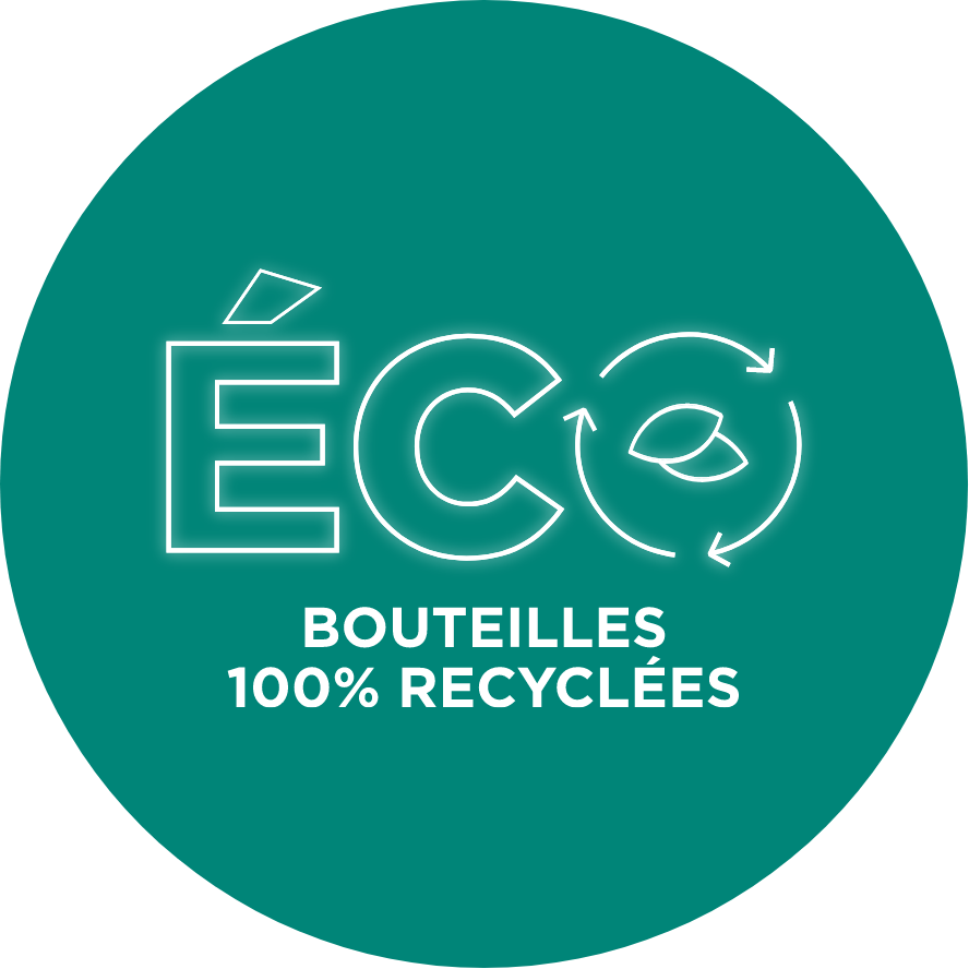 ECO – 100% recycled bottle